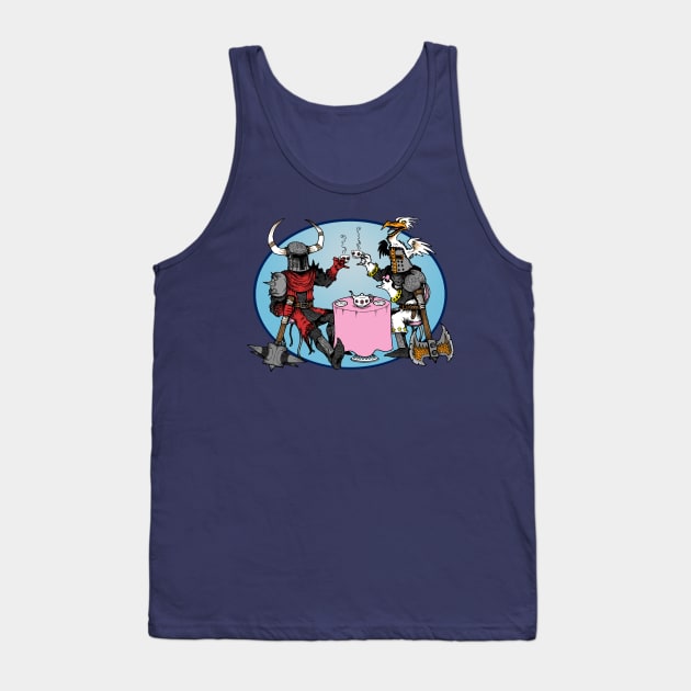 Crusader Tea Tank Top by inkninja